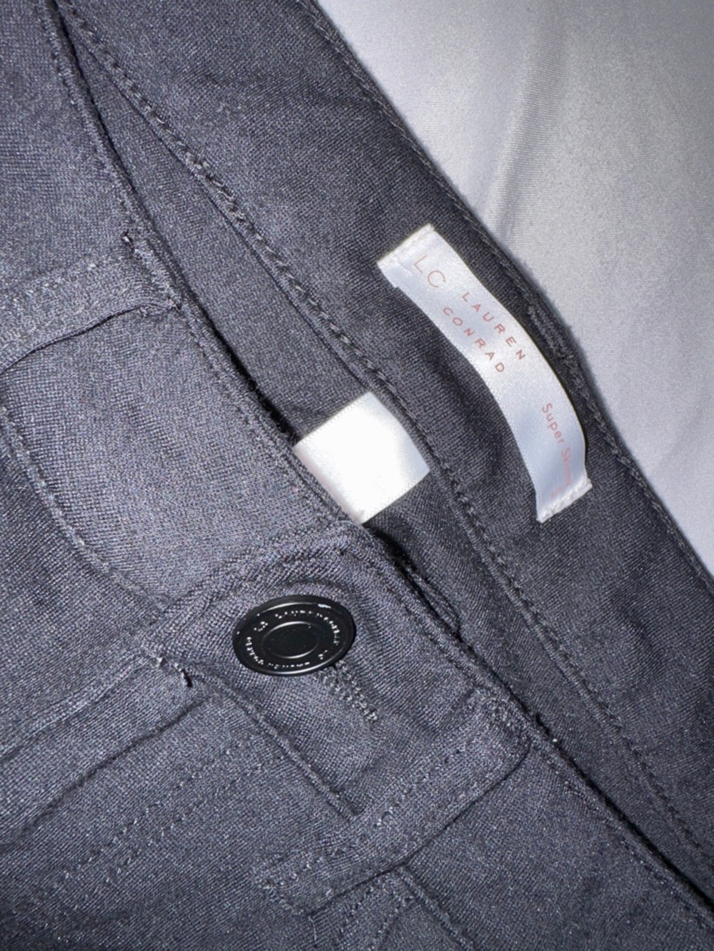 LC Lauren Conrad Black Slim High-Rise Jeans